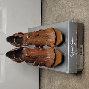 Jessica Simpson Striker Gladiator heels